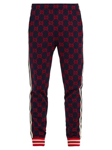 mens gucci track pants|Gucci men's tracksuit.